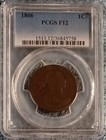 1806 Draped Bust Large Cent  Pcgs Fine  F-12