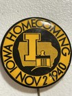 Lot Of 2 Vintage Iowa Hawkeyes Nov 2  1940 Homecoming Pinback Button