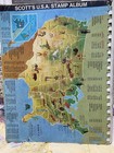  1971 Scott Usa Stamp Album - 603 Most Used cancelled Stamps - Spiral Bound