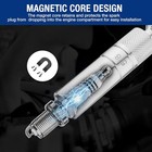 Workpro 7 Pcs 3 8  Drive Magnetic Swivel Spark Plug Socket Set Thin Wall Sockets