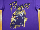 Prince T-shirt Men s Medium Purple Rain Adult Casual Athletic Motorcycle Logo