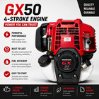 Gx50 4 Strokes Engine Petrol Gasoline Motor For Brush Cutter Weed Eater
