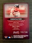 Chipper Jones Fleer Patchworks Game Worn Home Jersey Card  180 199     
