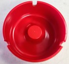 Budweiser Vintage Plastic Ashtray Red