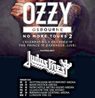 Ozzy Osbourne European Gig Poster Original 2019 No More Tours 2 Extremely Rare