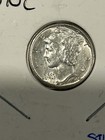 1943 Mercury Dime Uncirculated  90  Silver  Grade For Yourself  Free Shipping
