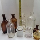 Group Of Antique And Vintage Glass Bottles