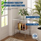 24  X 30  Stainless Steel Pre Work Table Commercial Kitchen Restaurant Table Nsf