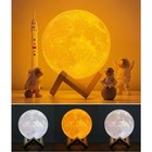 3d Moon Night Light Table Lamp Usb Charging Remote Touch Control Home Decor Gift