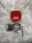 Mcm Maid Of Honor Ice Crusher Red Chrome Hand Crank Barware Retro Kitchen Gadget