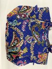 Vera Bradley Iconic Glenna Satchel Purse - Romantic Paisley - Royal Blue - Nwt