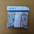 Carter s 3 Pack Pair Underwear Girls Panties 10-12  14 Nwt