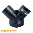 Powertec Dust Collector Y-fitting   6-inch To 4-inch Hose Reducer  70189 