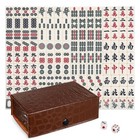  Chinese Mahjong Set Mini - 20mm Portable Travel Mahjong Game Set With 146 