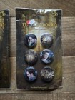 Twilight Saga New Moon - 2 Pack Of Pins 12 In Total - Team Edward Jacob