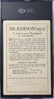 1910 Thomas Edison Sgc 2 Amberol Records Non Sports Trade Card