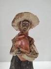 Vintage Mexican Paper Mache Folk Art Hand Made Figures Collectible Art