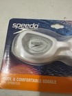 Speedo Junior Sprinter Swim Goggles  6-14  Anti-fog  Uv Protection  White  New