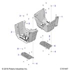 Polaris Footwell  Left  For Specific Atv Models  Genuine Oem - 5453858-070