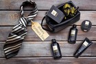 Yard House Bath And Body Spa Gift Baskets Set For Men - Sandalwood Amber - 7pc