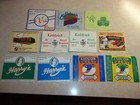 11 Different Scarce Huber Brewing Private Beer Bottle Labels Monroe Wisconsin Wi