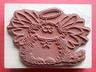 Angel Cat Rubber Stamp 3279j Penny Black Kitten Halo Wings Star