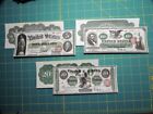 1863 Legal Tender Set Reproduction U s  Currency Paper Money Copy