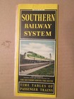 Southern Railway System Public Timetable  Passenger Trains March 16  1847