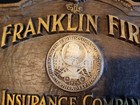 Franklin Fire Insurance Wood Sign