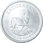 2025 South Africa Silver Krugerrand 1 Oz 1 Rand - Bu Five 5 Coins