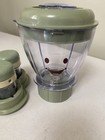 Baby Bullet Food Blender Processor System - Green Pitcher Lid   6 Food Jars