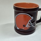 Vintage 1999 Nfl Cleveland Browns Helmet 3d Sculpted Ceramic Coffee Cup Mug