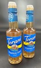 Torani Pumpkin Spice Syrup Sugar Free 12 7 Fl Oz Lot Of 2 Coffee Flavor Bundle