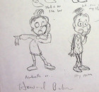 Rugrats 1991 Production Howard E  Bake Signed Hand Drawn Layout Concept Art