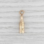 Vintage Coke Bottle Charm 10k Yellow Gold Coca Cola Souvenir Pendant