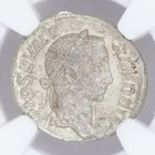 Severus Alexander Ar Denarius Roman Empire Silver Coin 222-235 Ad Ngc Xf