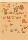 Kraft Paper Animal Wall Calendar 2025_