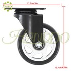 4 Inch Caster Wheels Heavy Duty Swivel Casters  set Of 4  With No Brake 1200lbs