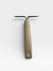 Vintage Ekco Usa Stainless Steel Handheld Cheese Grater Almond Tan Handle Retro