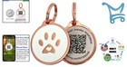 Qr Pet Id Tag Zinc 1 14 In Waterproof Dog Cat Safety Profile Scan Alerts