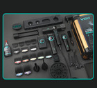 Vgr 4-in-1 Pro Barber Set     Clipper  Trimmer  Dryer      9000rpm Grooming Kit