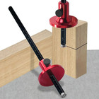 1pc Red Woodworking Scriber Marking Gauge Inch Mm Precision Tool Set - New