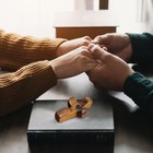 10pcs Cross My Heart Encouragement Gift Small Wooden Cross Handheld Pocket