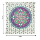 Floral Bohemian Bedspread Tapestry Hippy Indian Wall Hanging Wall Art Home D  cor