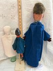 Antique Hand Puppets Lot If Three   Two Antique One Contemporary 