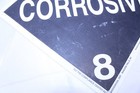 Corrosive 8 Safety Sign Vinyl 10 3 4  X 10 3 4 