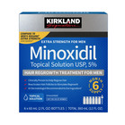 Kirkland Signature Minoxidil 5  Extra Strength For Men Hair Regrowth 6 Boxes