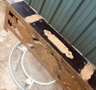 Antique Brass steel Hearth Fireplace Fender Guard Surround Late 19th Century 42 