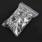 100pack 1inch Flat Key Rings Metal Keychain Rings Split O Ring For Home Car Keys