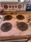 Vintage Wolverine Supply Toy Pink Frigidaire Tin Metal Kitchen Oven Stove Nice  